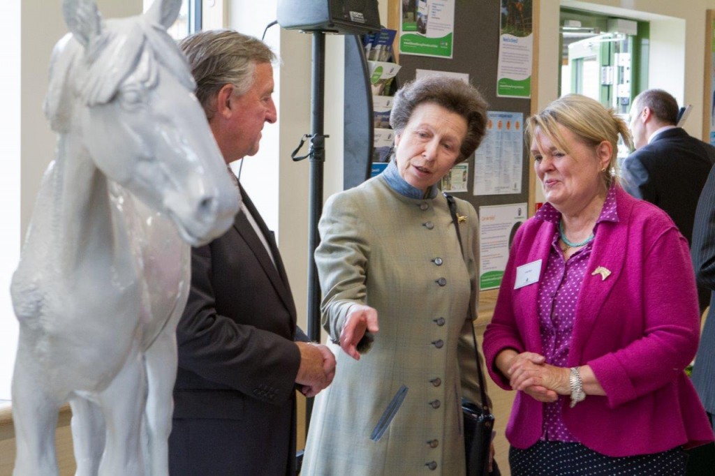Judy Boyt attending Opening of GSF with HRH Princess Anne
