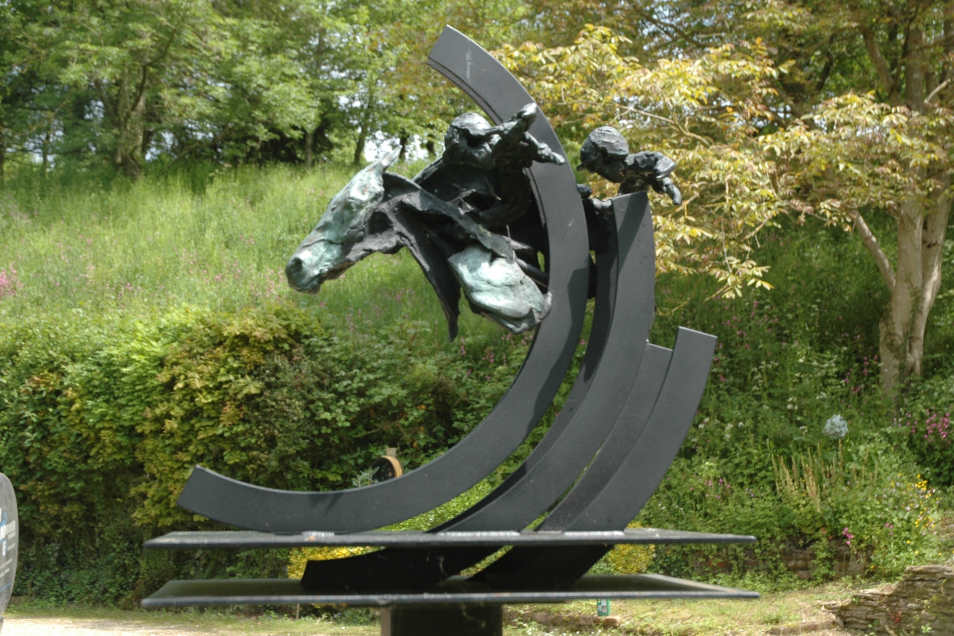 Judy Boyt Horse Sculpture By a Head