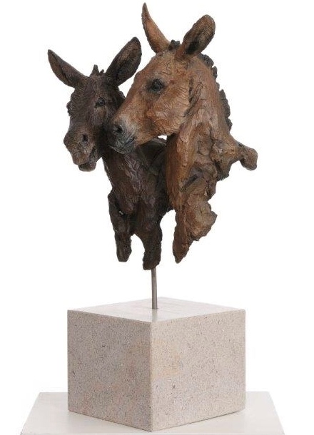 Judy Boyt Animal Sculptures Donkeys