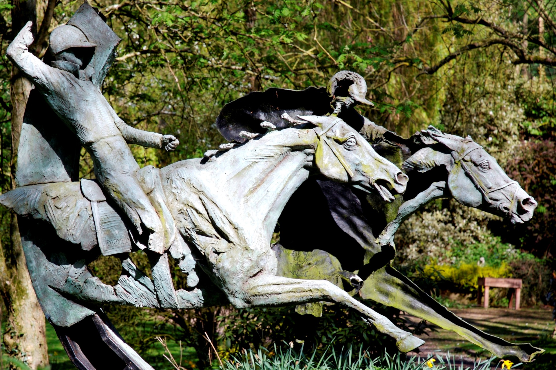 Judy Boyt Horse Sculpture Evocation of Speed
