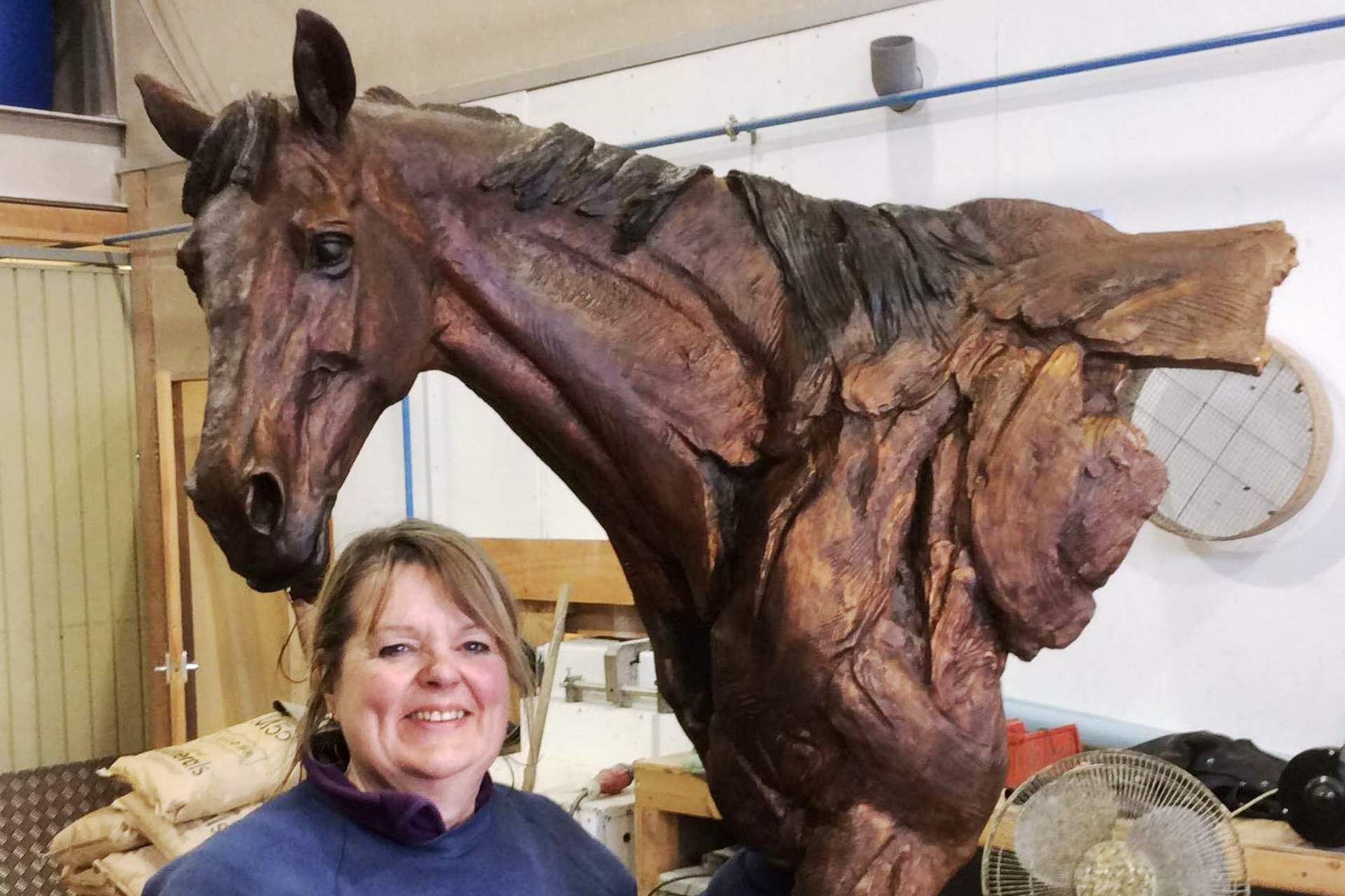 Judy Boyt Horse Sculpture Hasili