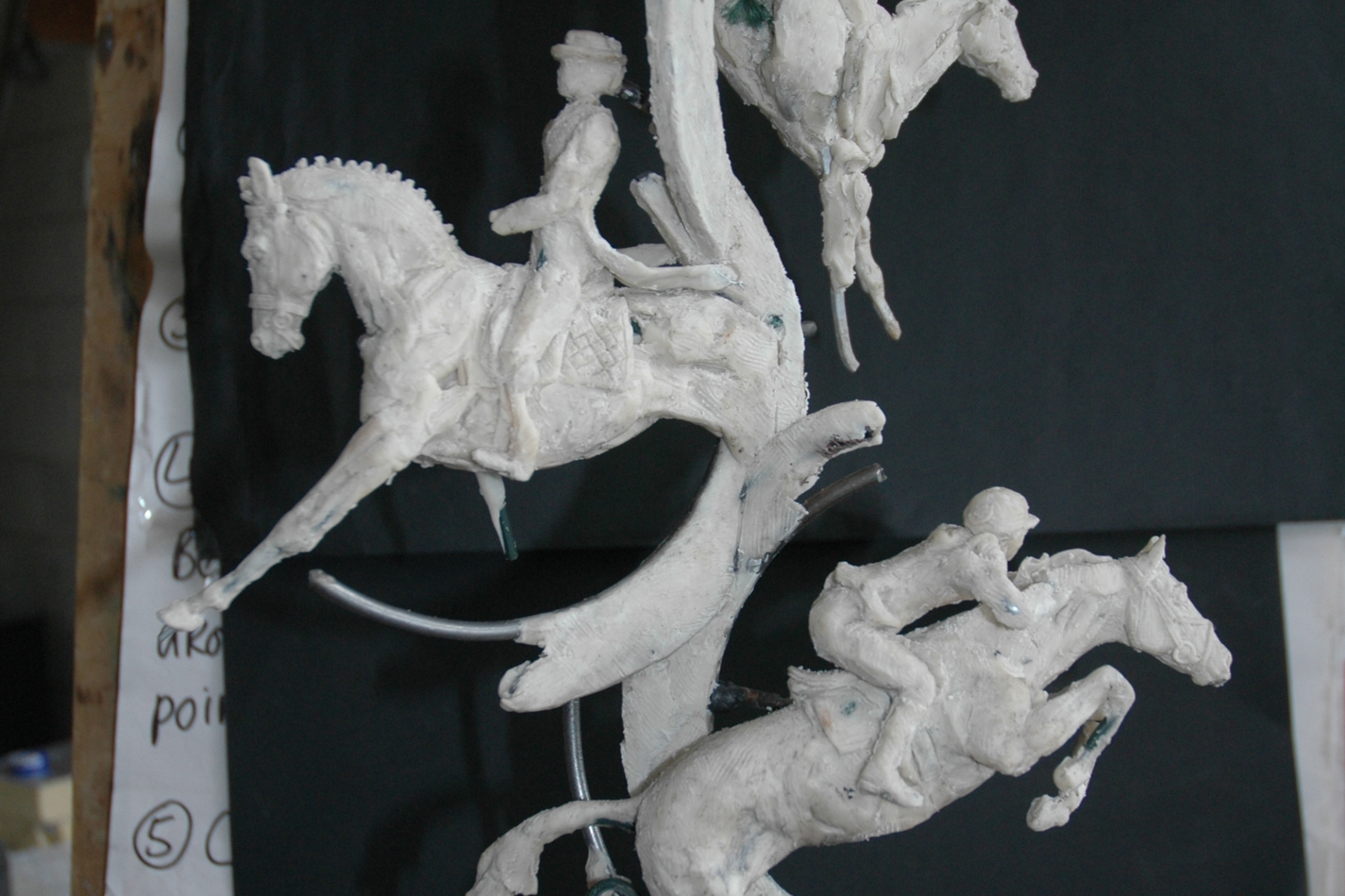 Judy Boyt Horse Sculpture Sporting Olympians
