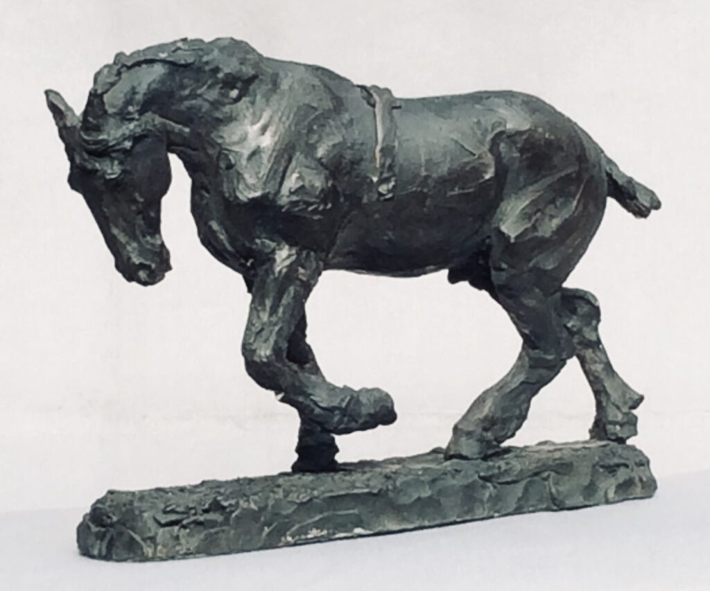 Judy Boyt Working Horse Maquette