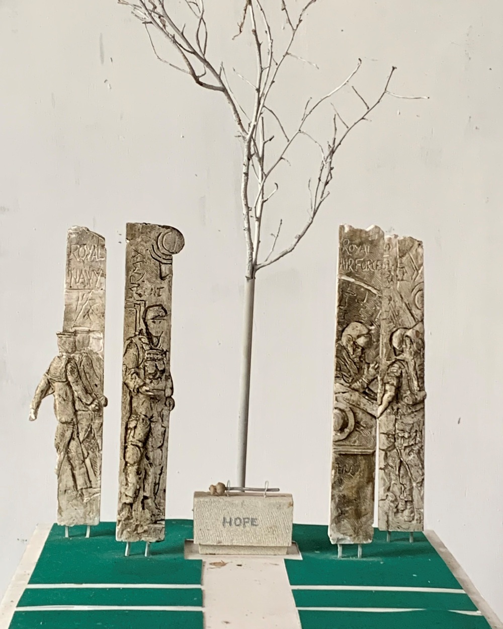 Proposal for Remembrance Day Sculptures for Leicester Council by Judy Boyt